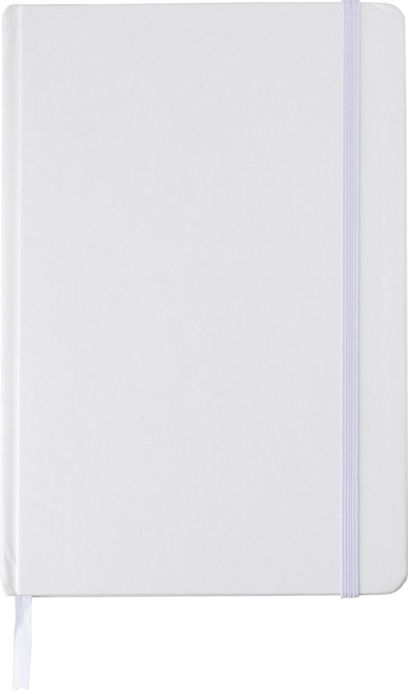 Notizbuch aus recyceltem Karton (A5) Evangeline - Weiß