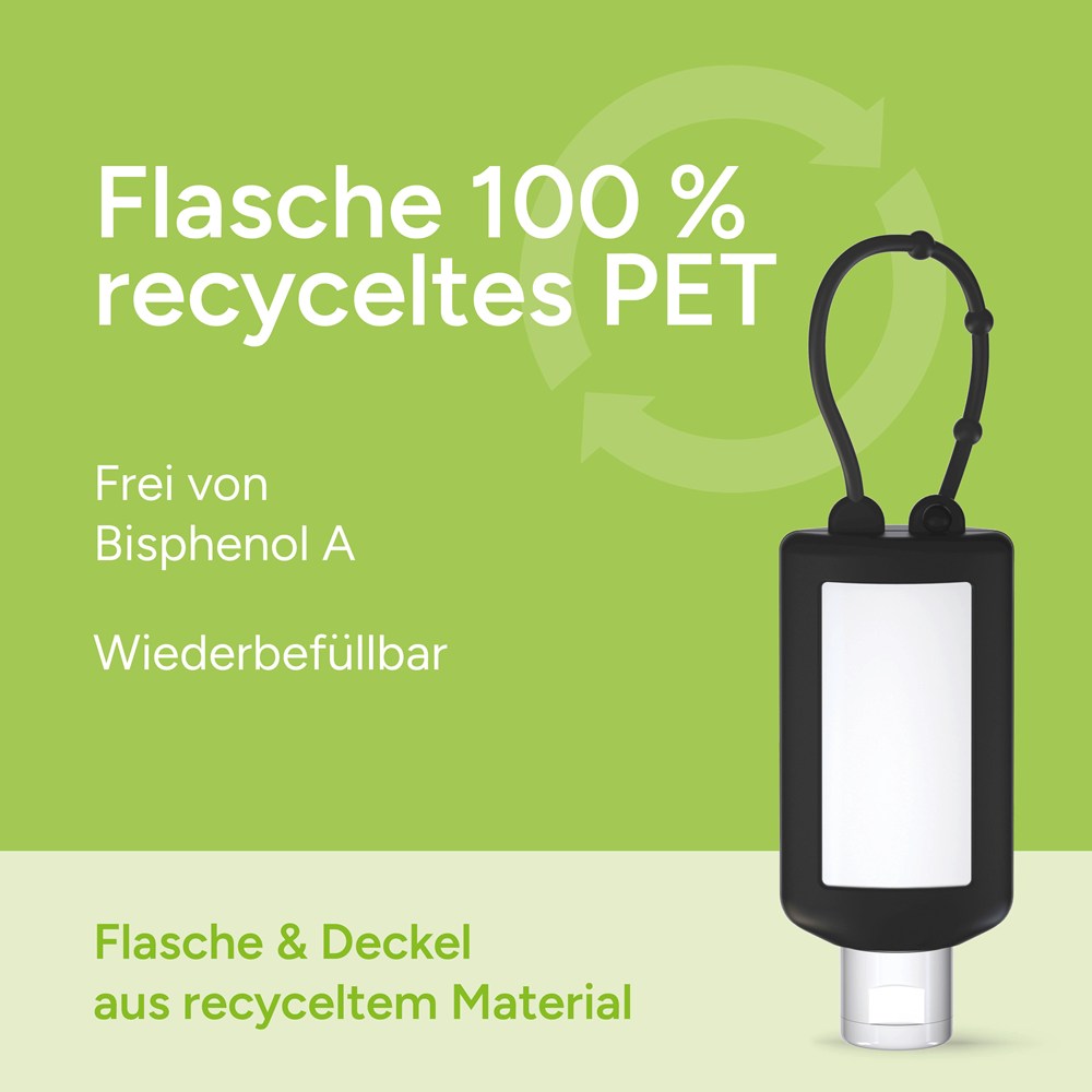 Handbalsam Ringelblume, 50 ml Bumper (schwarz), Body Label (R-PET)