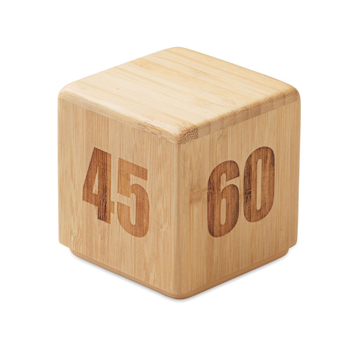 CURT - Zeitwürfel Bambus