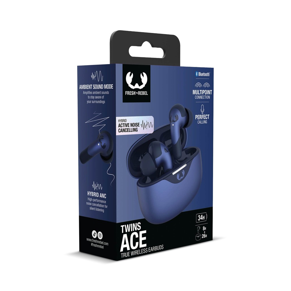 3TW3200 I Fresh 'n Rebel Twins Ace-TWS earbuds with Hybrid ANC