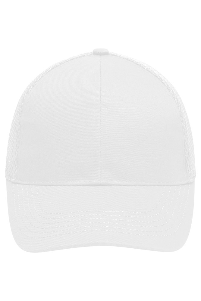 6 Panel Air Mesh Cap - White (ca. Pantone white)