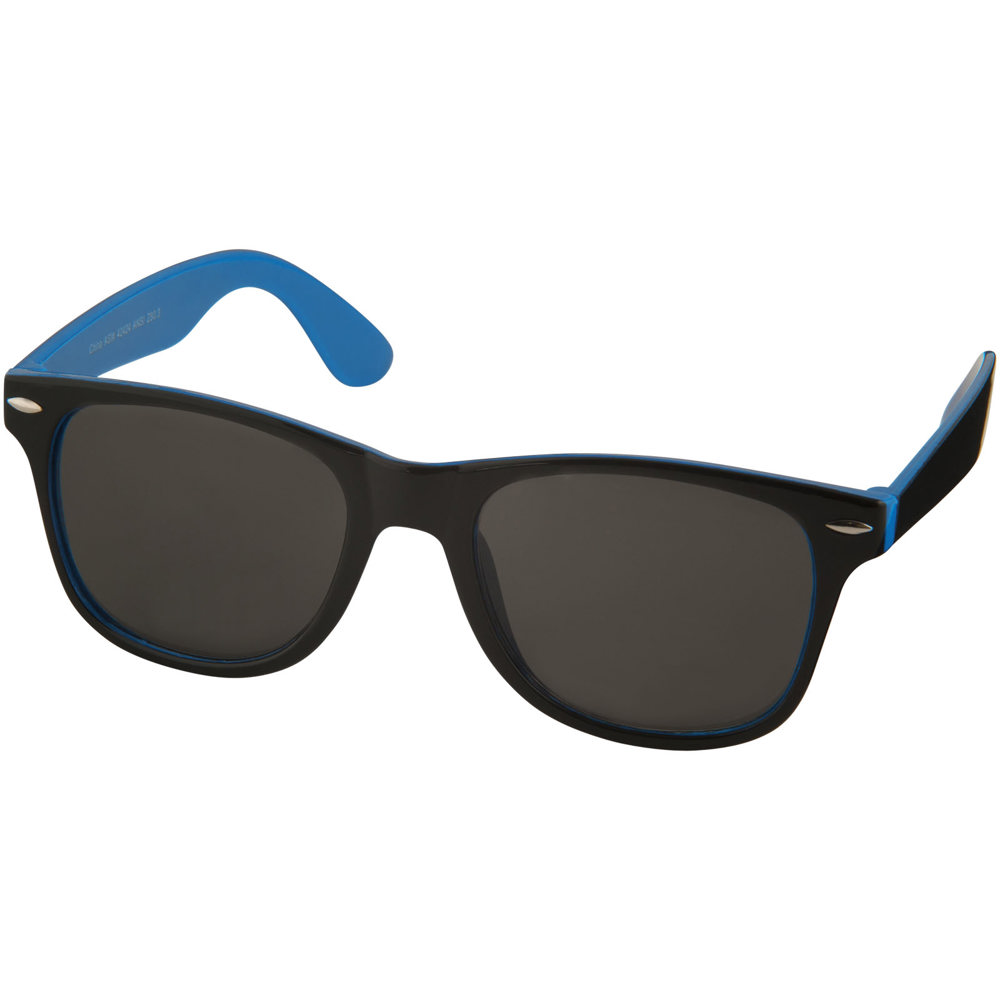 Sun Ray Sonnenbrille mit zweifarbigen Tönen - processblau, schwarz