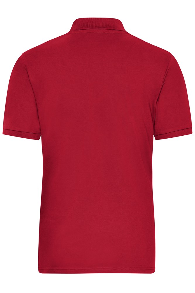 Men's ORGANIC Stretch-Polo Work - SOLID -  OCS Blended