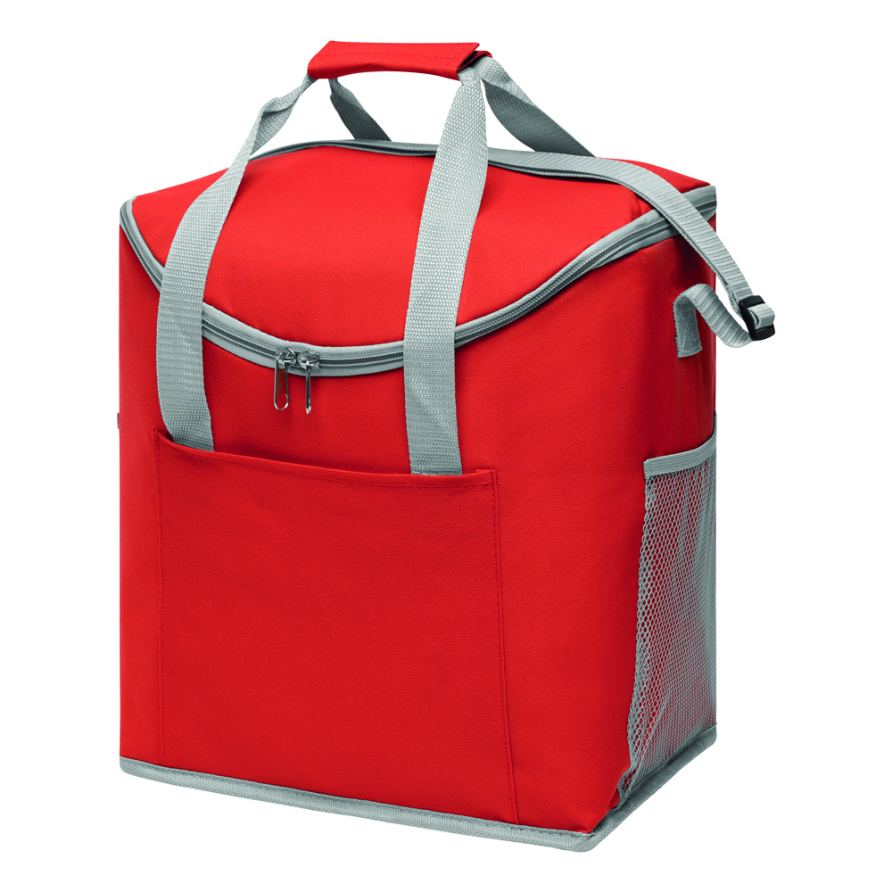 FROSTY - Kühltasche - grau, rot