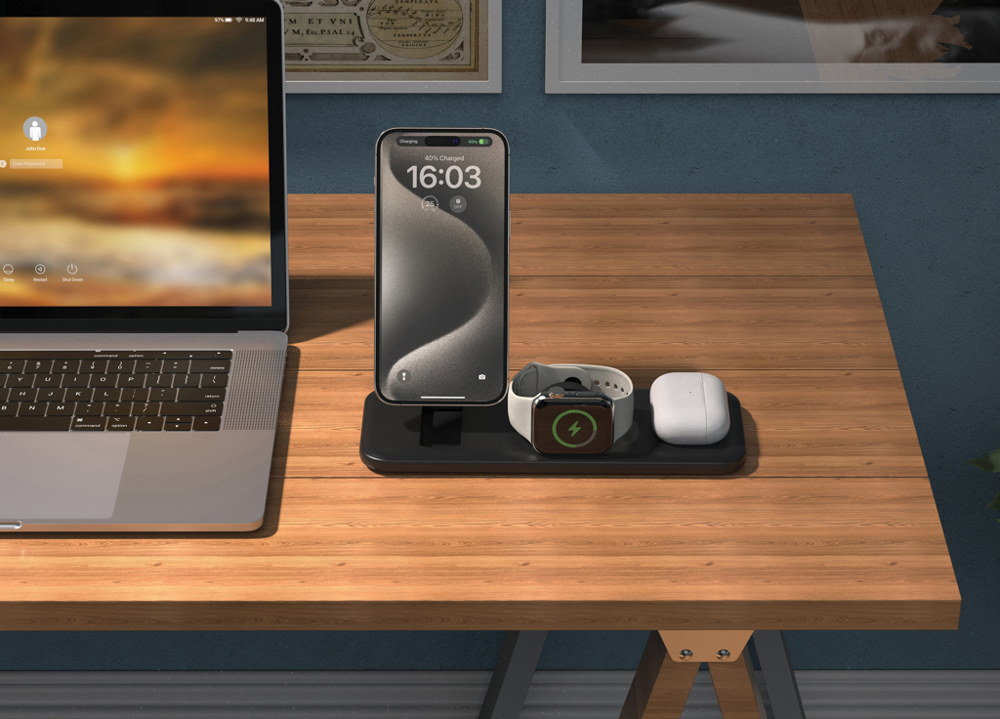 Urban Vitamin Torrance 3-in-1 15W-RCS-Magnetladegerät