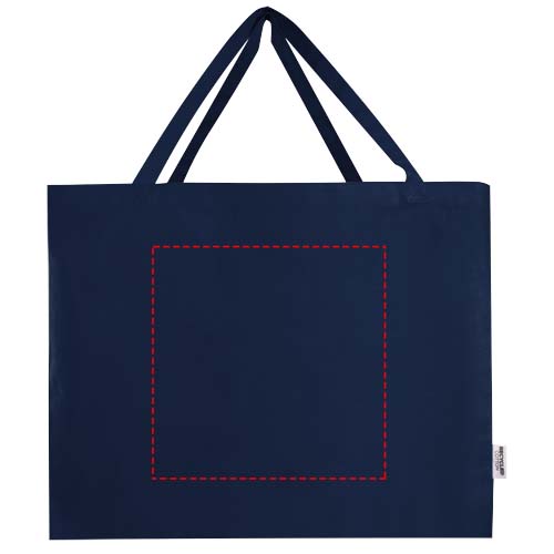 Odessa 220 g/m² Baumwoll Tragetasche aus GRS recycelter Baumwolle 40L