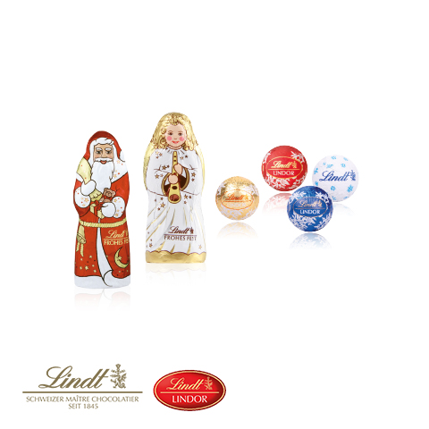 Adventskalender mit Lindt Mix und Gutschein-Option