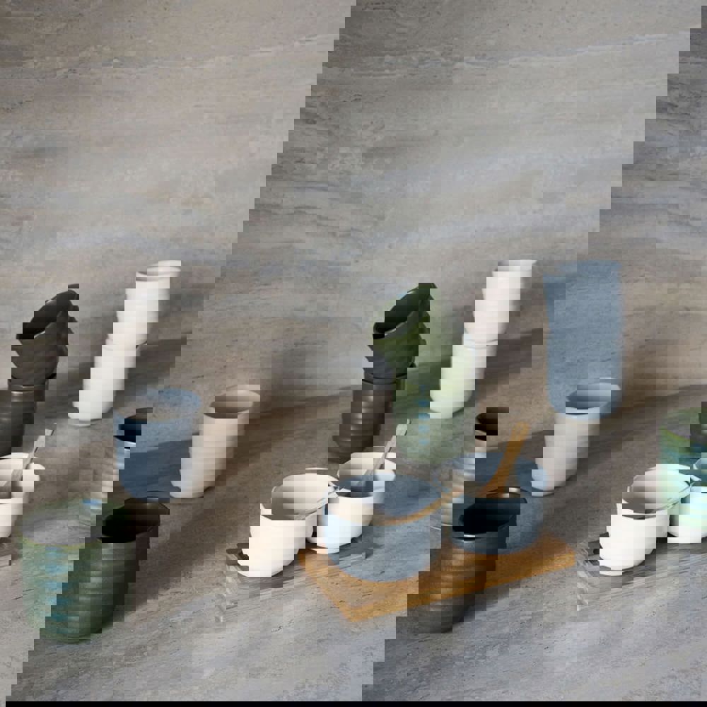 Sagaform Ellen Schüsselset mit Löffeln 170ml