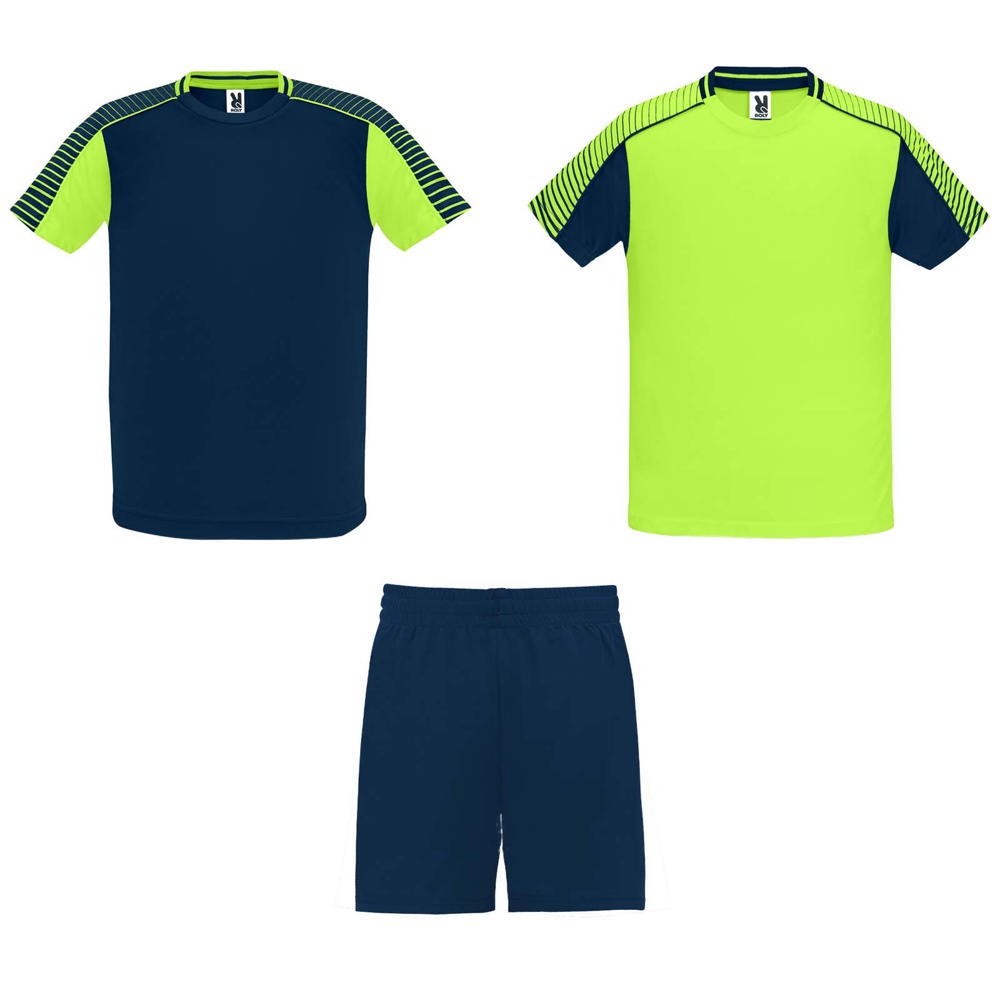 Juve Sport-Set für Kinder - fluorgrün, marineblau