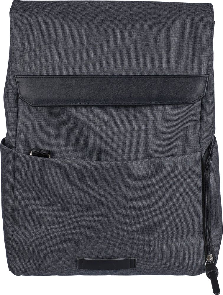 15 Zoll Laptop-Rucksack aus 600D Polyester-Gewebe Dennis - schwarz