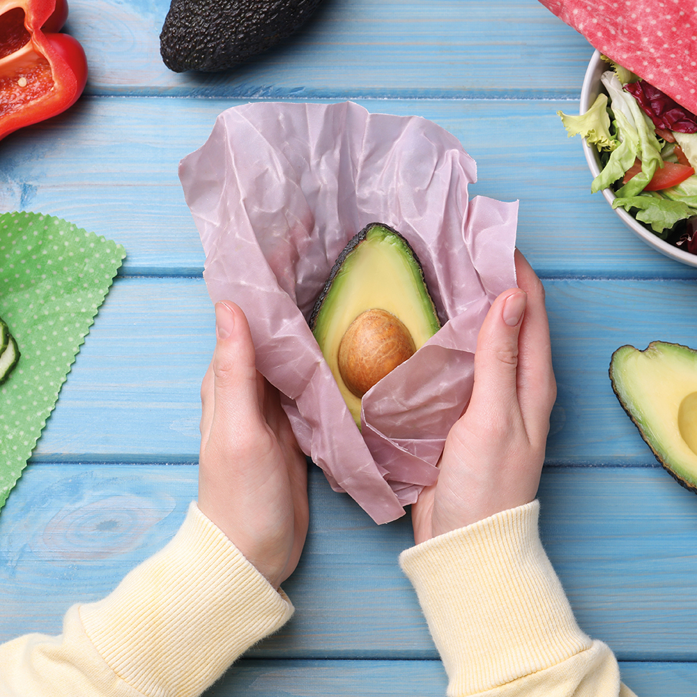 Bienenwachstuch – Wabi mit Banderole L