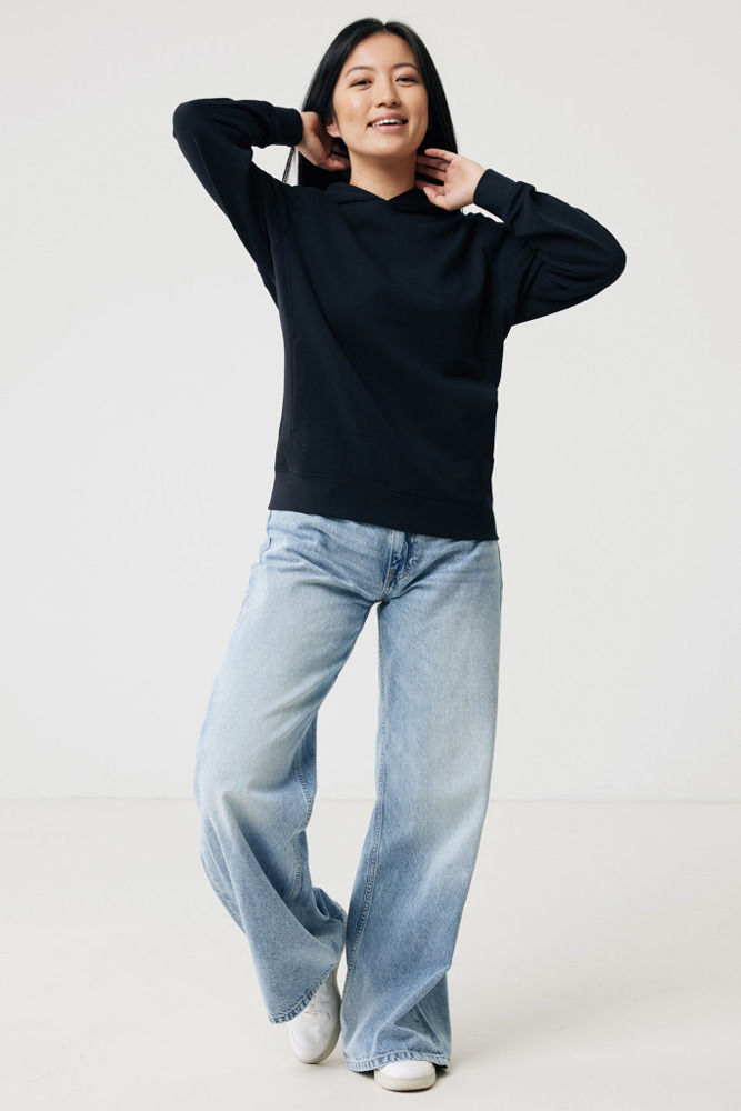 IQONIQ Yengo Hoodie mit Seitentaschen aus rec. Baumwolle