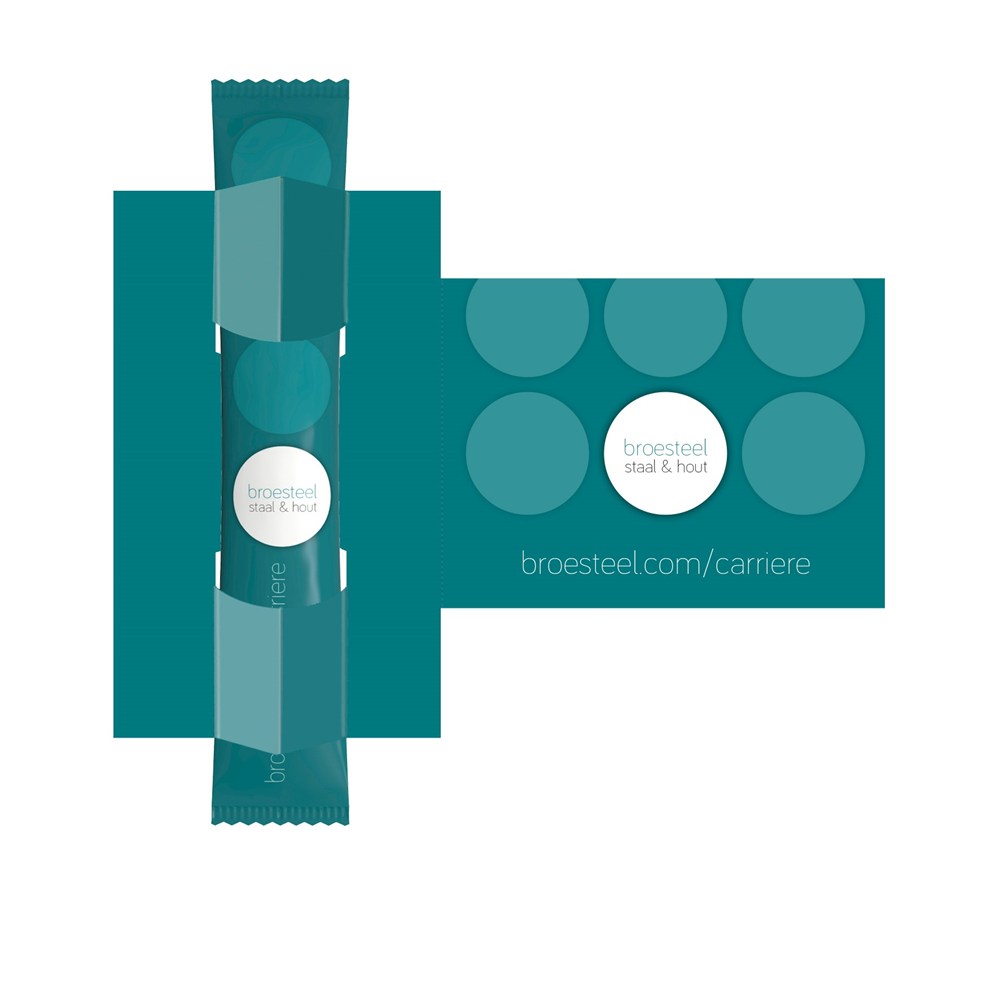 Tea-V-Card Visitenkarte inkl. 1 TeaStick "Individ. Design"