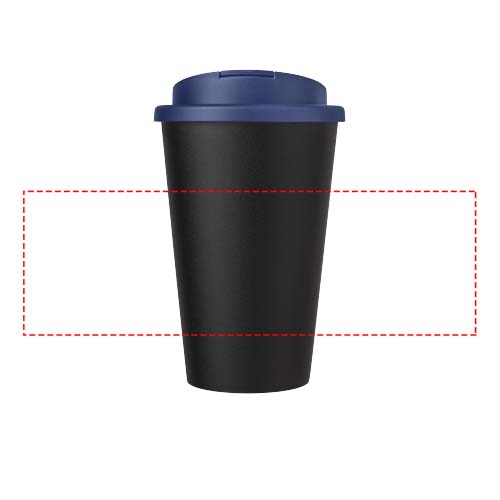 Americano® Eco 350 ml recycelter Becher mit auslaufsicherem Deckel