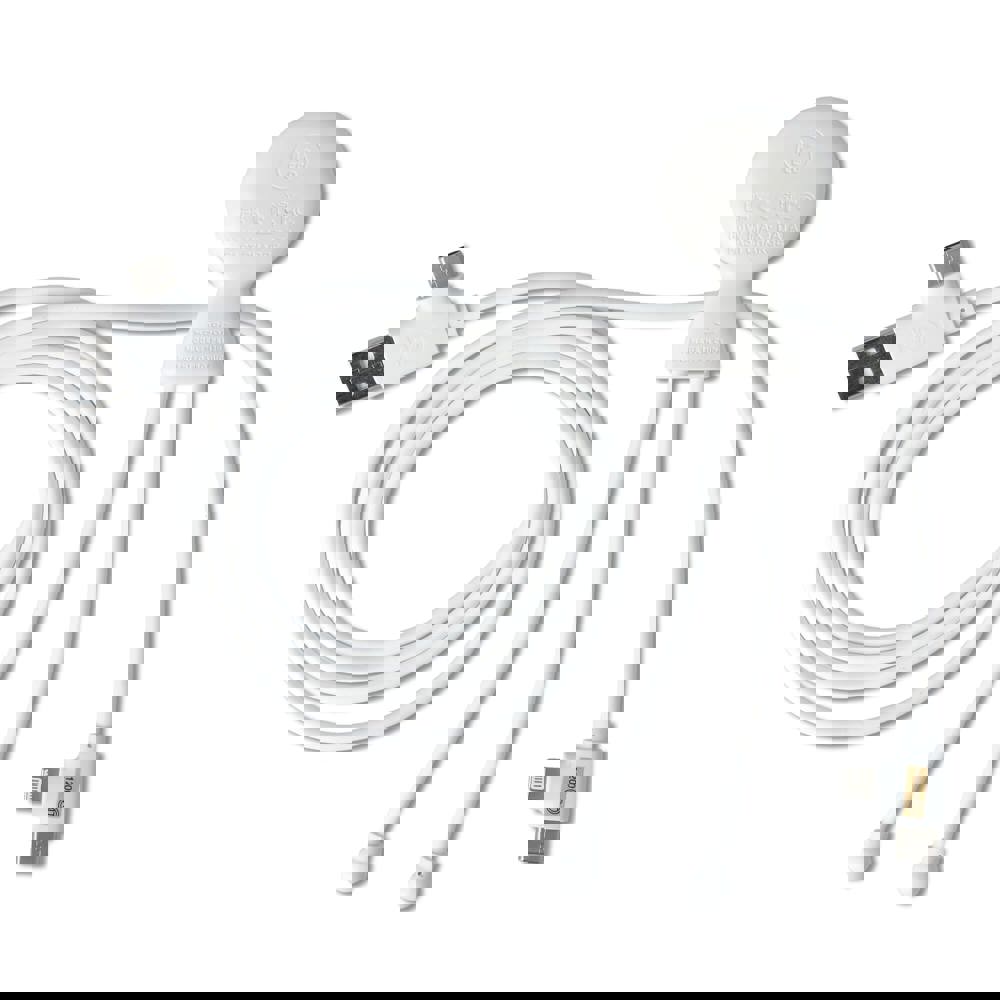 2090 - Xoopar Mr. Bio Langes Ladekabel + UK Stecker Adapter