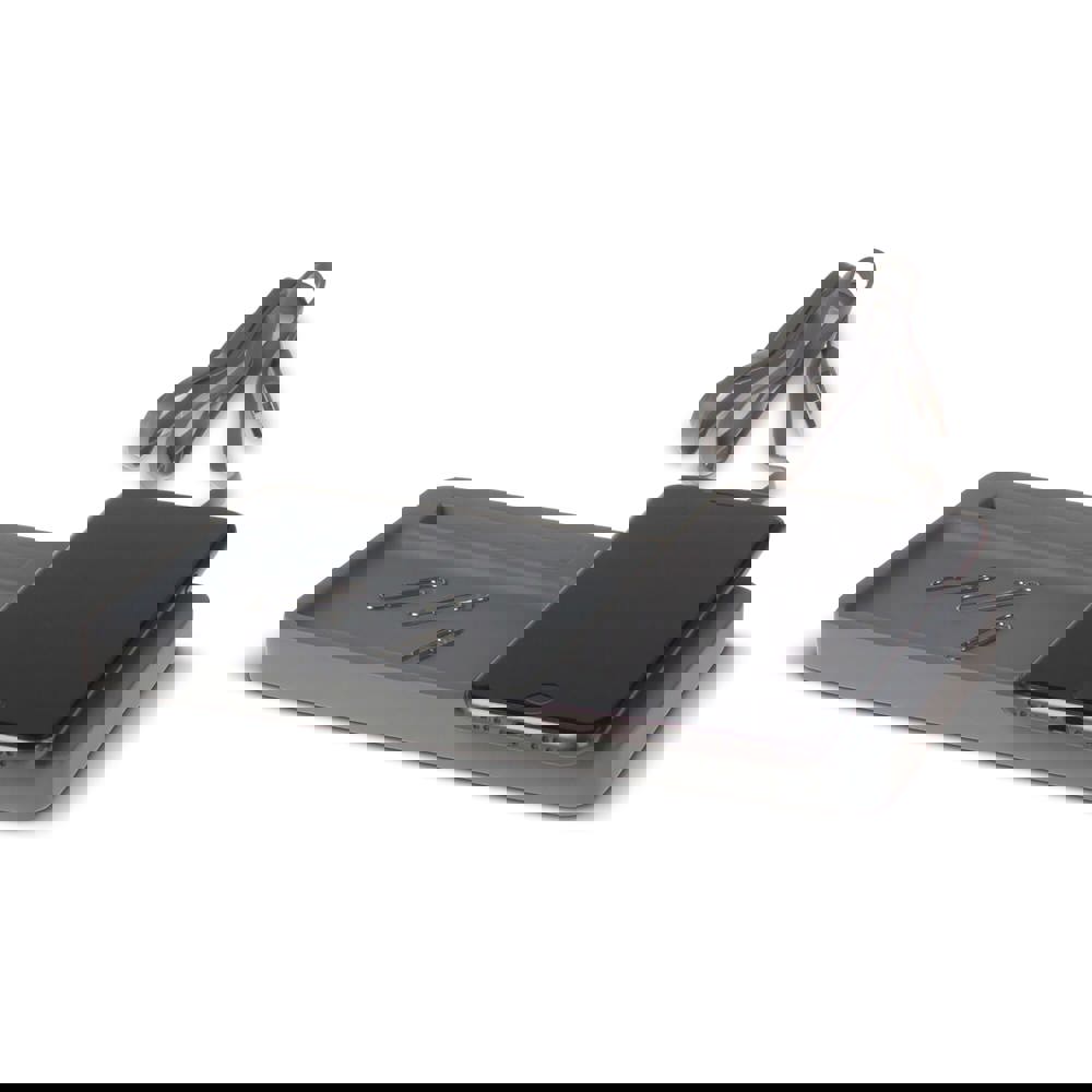 Limestone Desk organizer with wireless charger 5W