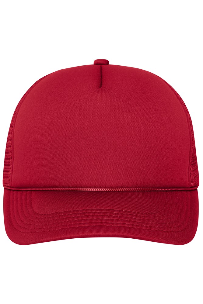 5 Panel Retro Mesh Cap - Red/red (ca. Pantone 200C)