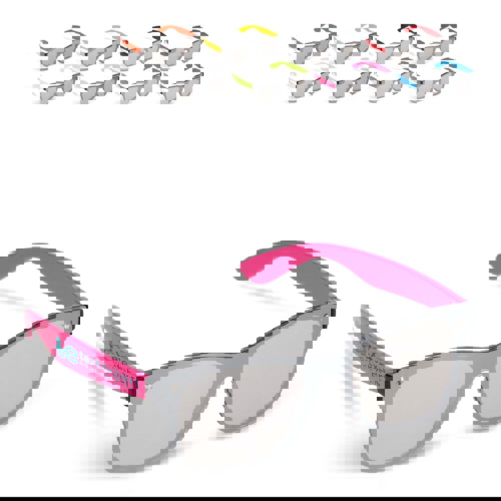 Justin R-PC Sonnenbrille mit verspiegelten Uni-Gläsern UV400