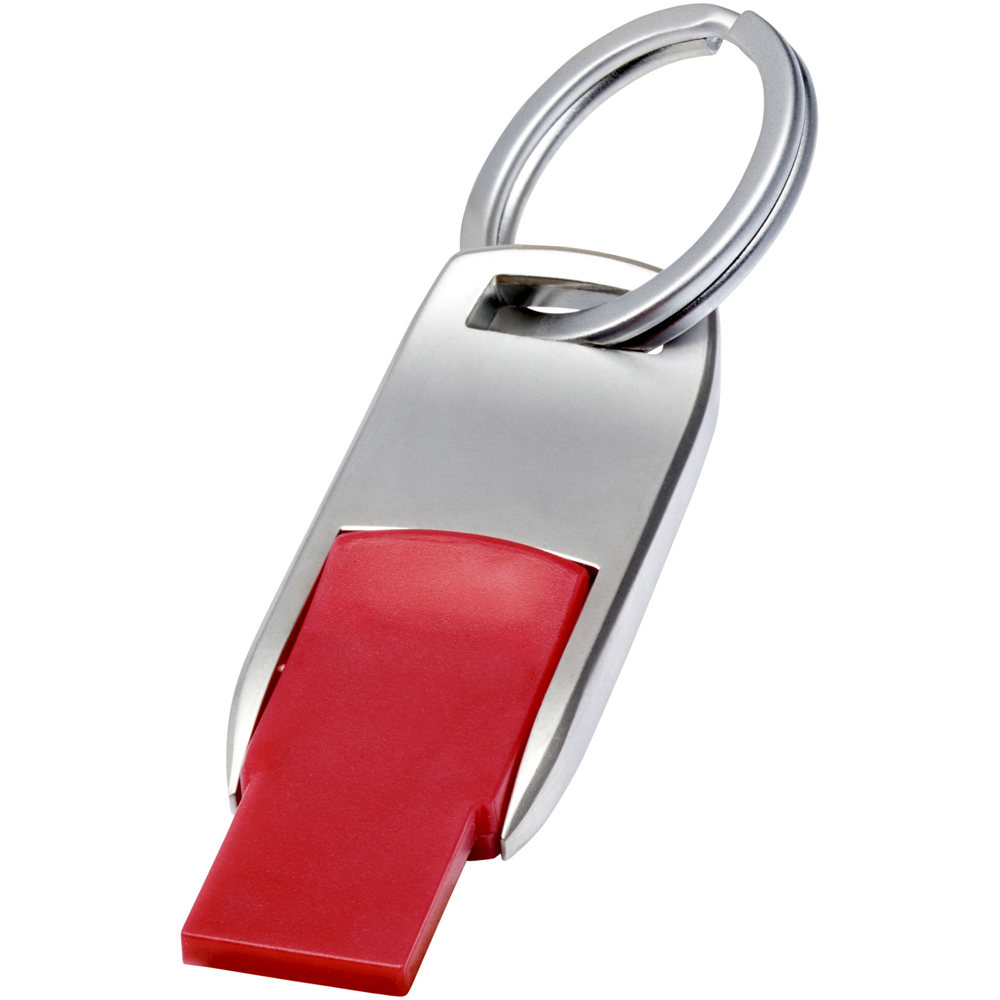 Flip USB Stick - rot, silber