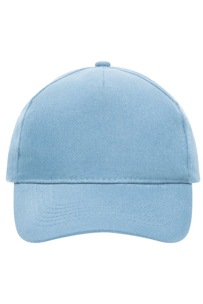 5 Panel Cap Heavy Cotton - Light-blue (ca. Pantone 649C)