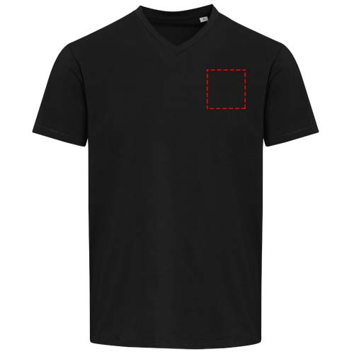 Balfour 200 g/m² Kurzärmeliges T-Shirt V-Ausschnitt Bio Baumwolle (OCS), unisex