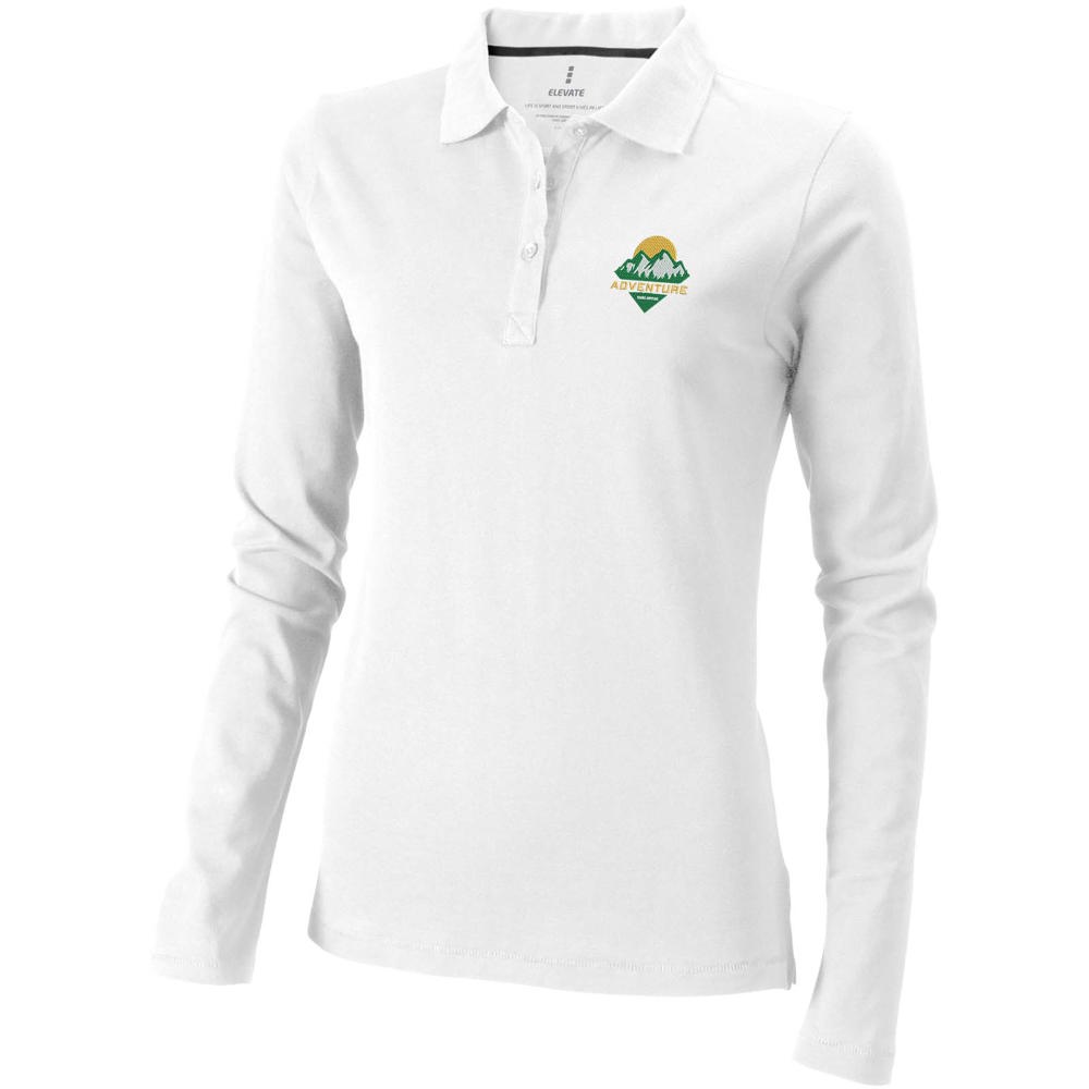 Calgary 180 g/m² Langarm Poloshirt für Damen