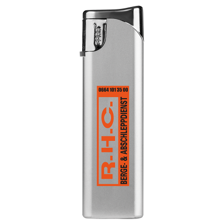 Zorr Slider Piezo Feuerzeug metalic - Silber