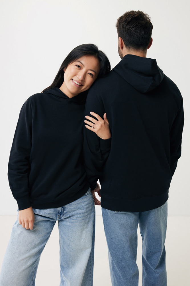 IQONIQ Yengo Hoodie mit Seitentaschen aus rec. Baumwolle