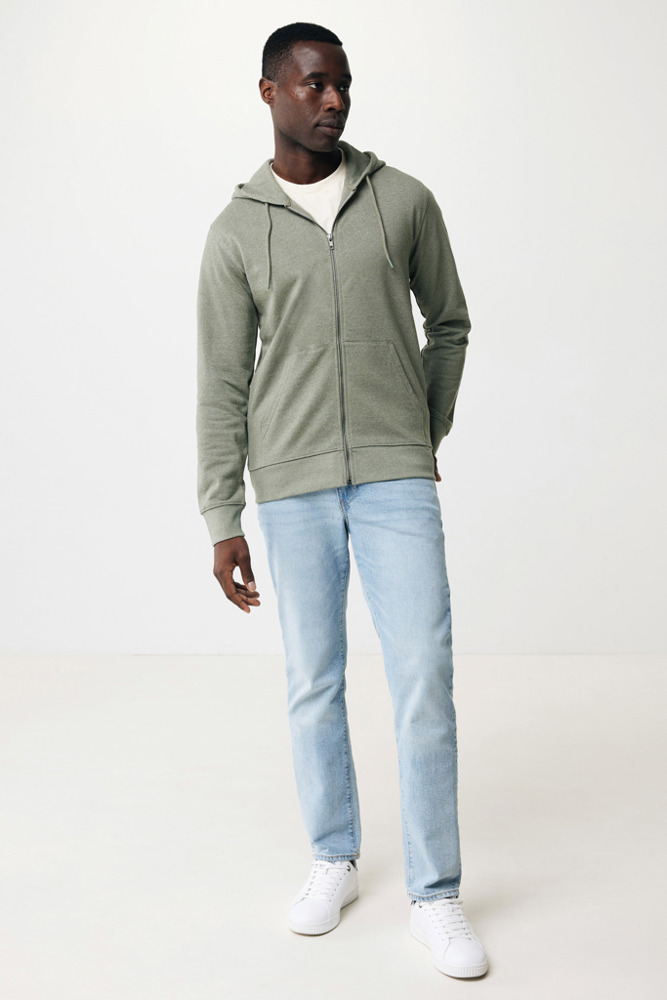 IQONIQ Abisko Zip-Kapuzenpullover aus recycelter Baumwolle