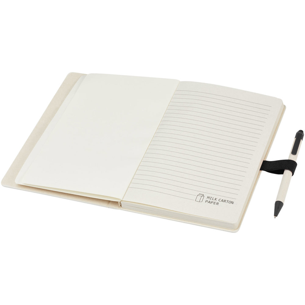 Dairy Dream A5 Notizbuch und Kugelschreiber-Set aus recyceltem Milchkarton