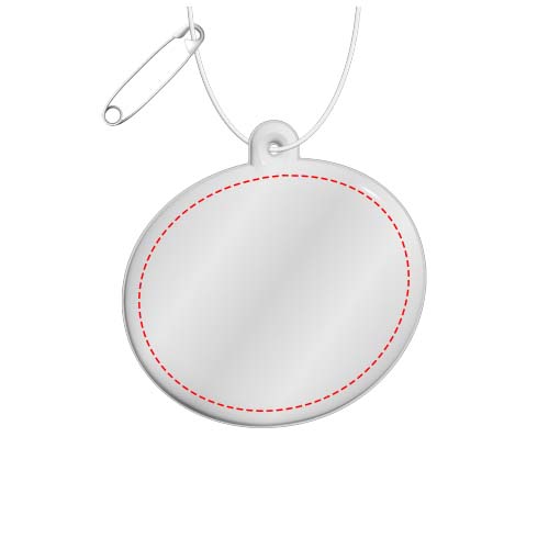 RFX™ H-09 ovaler reflektierender PVC-Anhänger