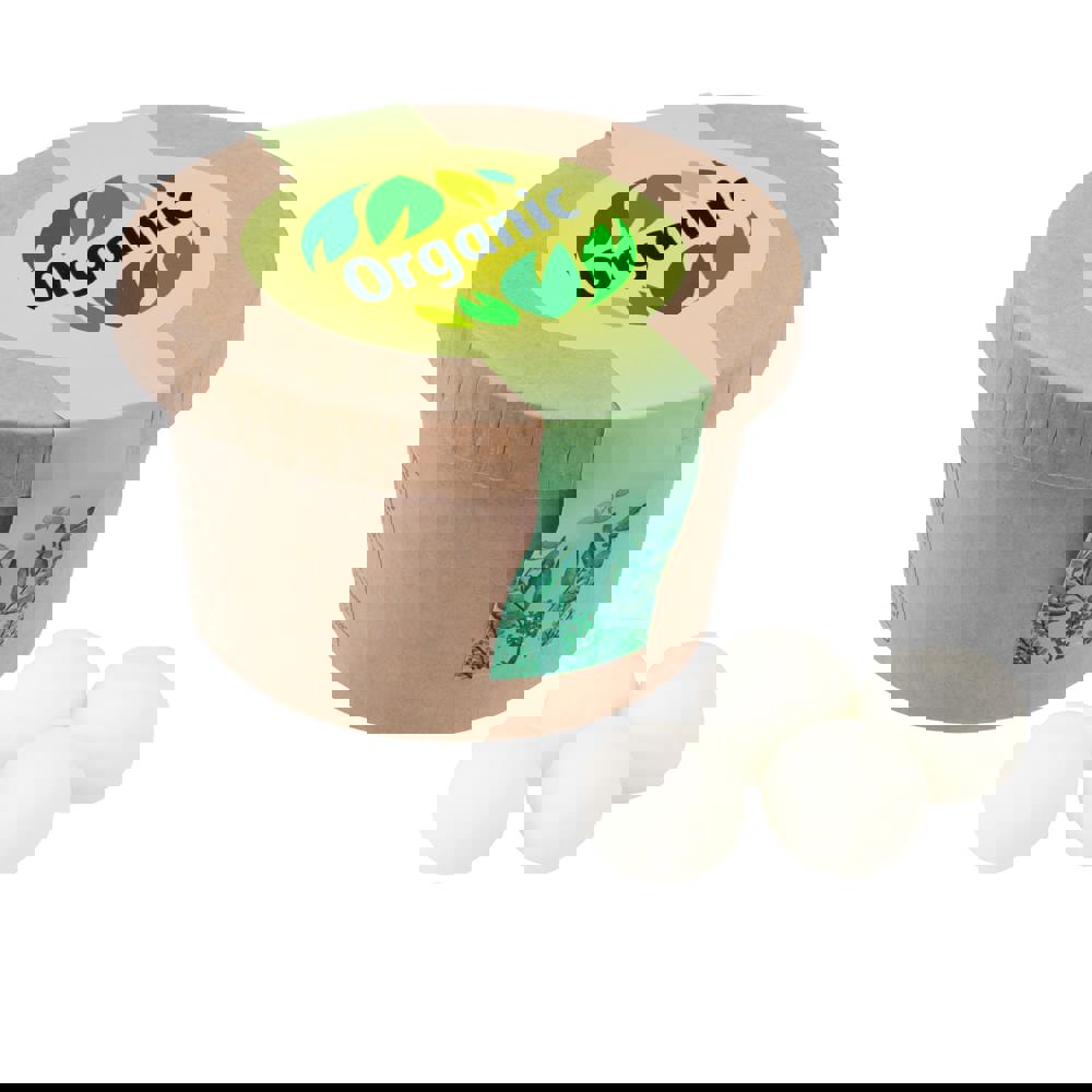 Kartonbecher mit Süßigkeiten - Braun