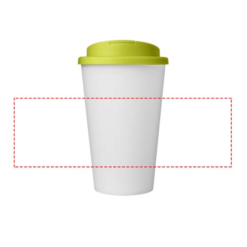 Americano® Eco 350 ml recycelter Becher mit auslaufsicherem Deckel