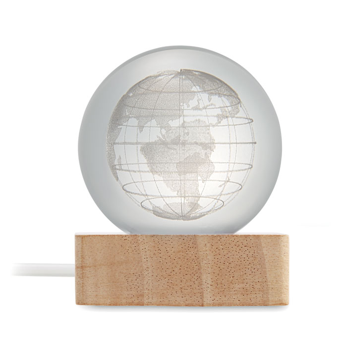 GLOBE LIGHT - LED-Glaskugel Globus