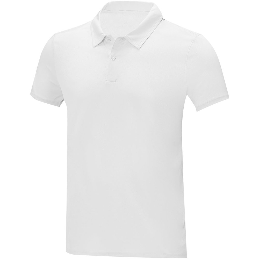 Deimos 105 g/m² Poloshirt cool fit mit Kurzärmeln für Herren - weiss