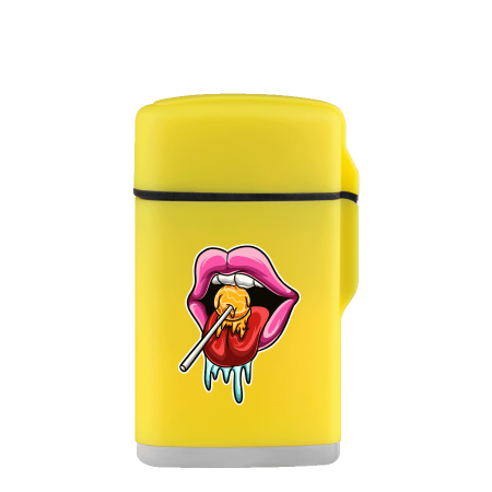 Jetflame-Feuerzeug - Gelb