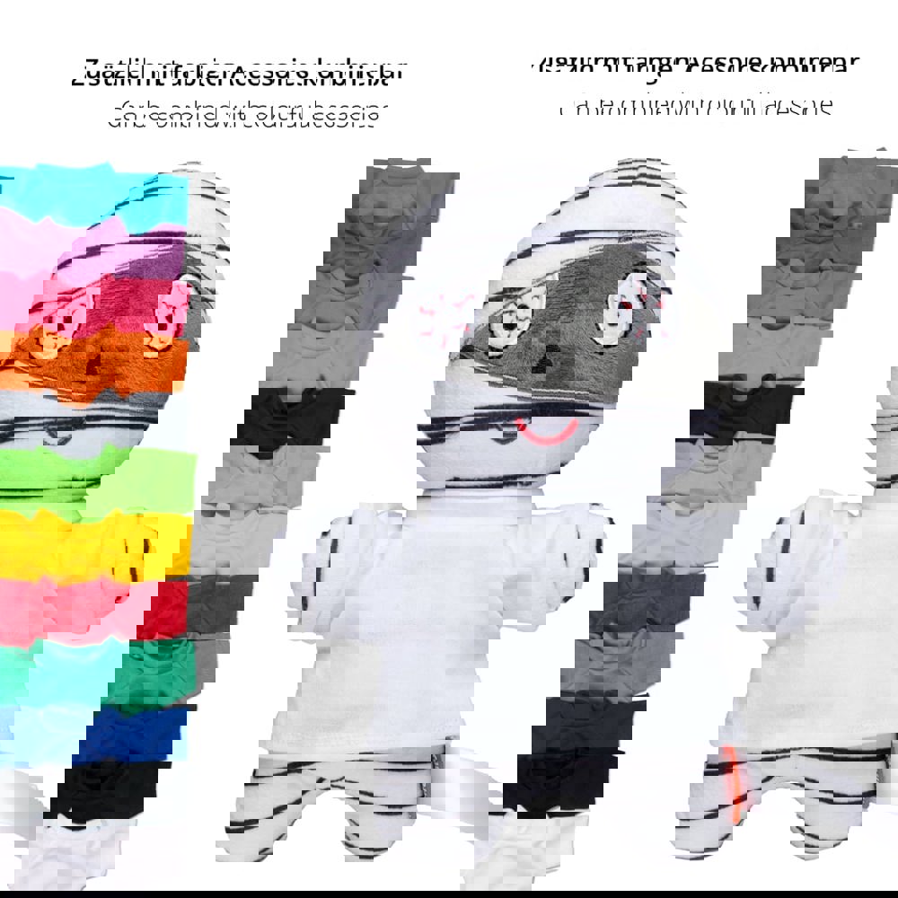 Halloween Gang Mumie, schwarz/weiß, one size