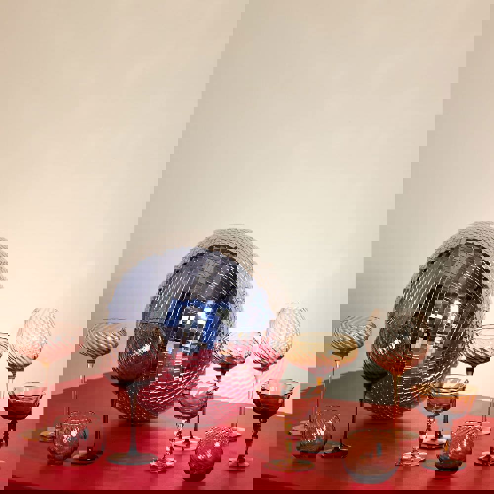 Byon Opacity 2er-Set Weingläser mit stilvollem Glasmuster 470ml