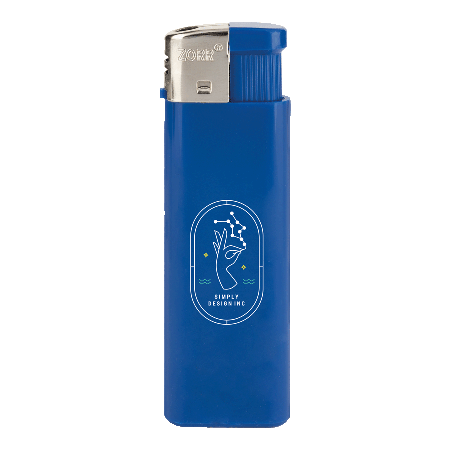 Zorr Promo Piezo elektronisches Feuerzeug HC - dunkel blau