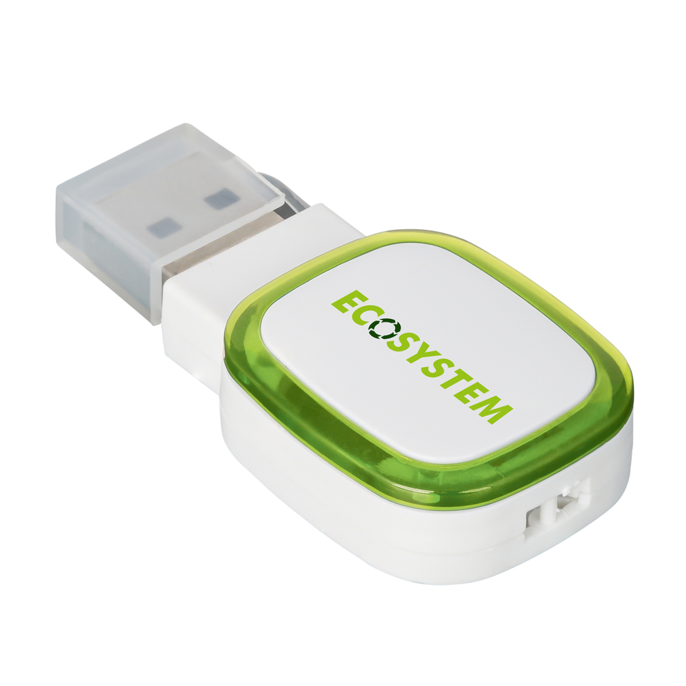 USB-Speicherstick COLLECTION 500 - hellgrün, weiß / hellgrün