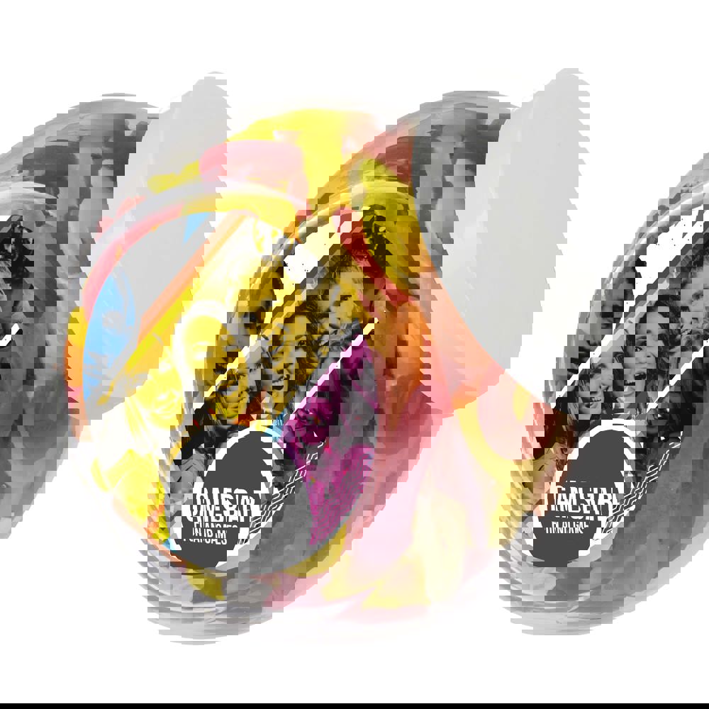 Großes Glas 2 Liter gefüllt mit Süßigkeiten - Weiß