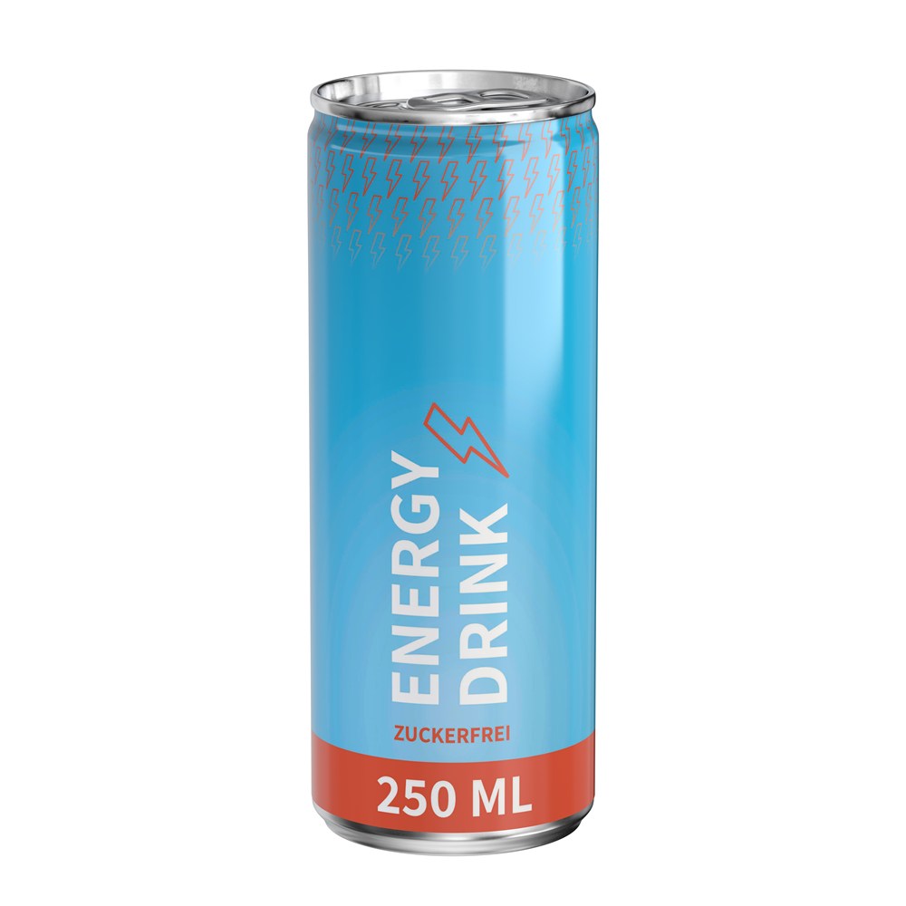Energy Drink zuckerfrei, Fullbody (glänzend)