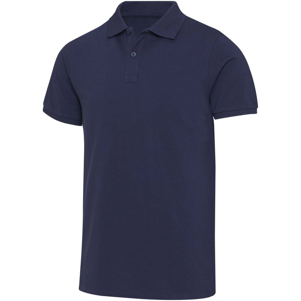 Beryl 220 g/m² Kurzärmeliges Poloshirt Bio-Recyclingmaterial (OCS), unisex - Navy