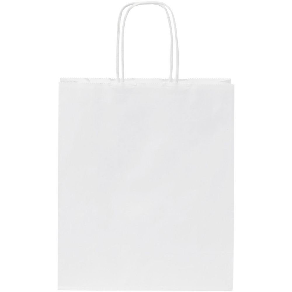 Kraftpapiertasche 80 g/m² mit gedrehten Griffen – 18 × 8 × 21 cm