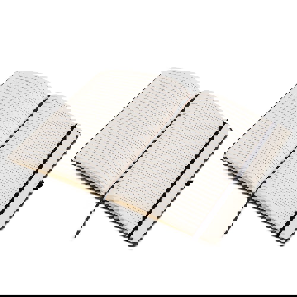 Hardcover-Notizbuch mit Einband aus recycelten Leder DIN A5