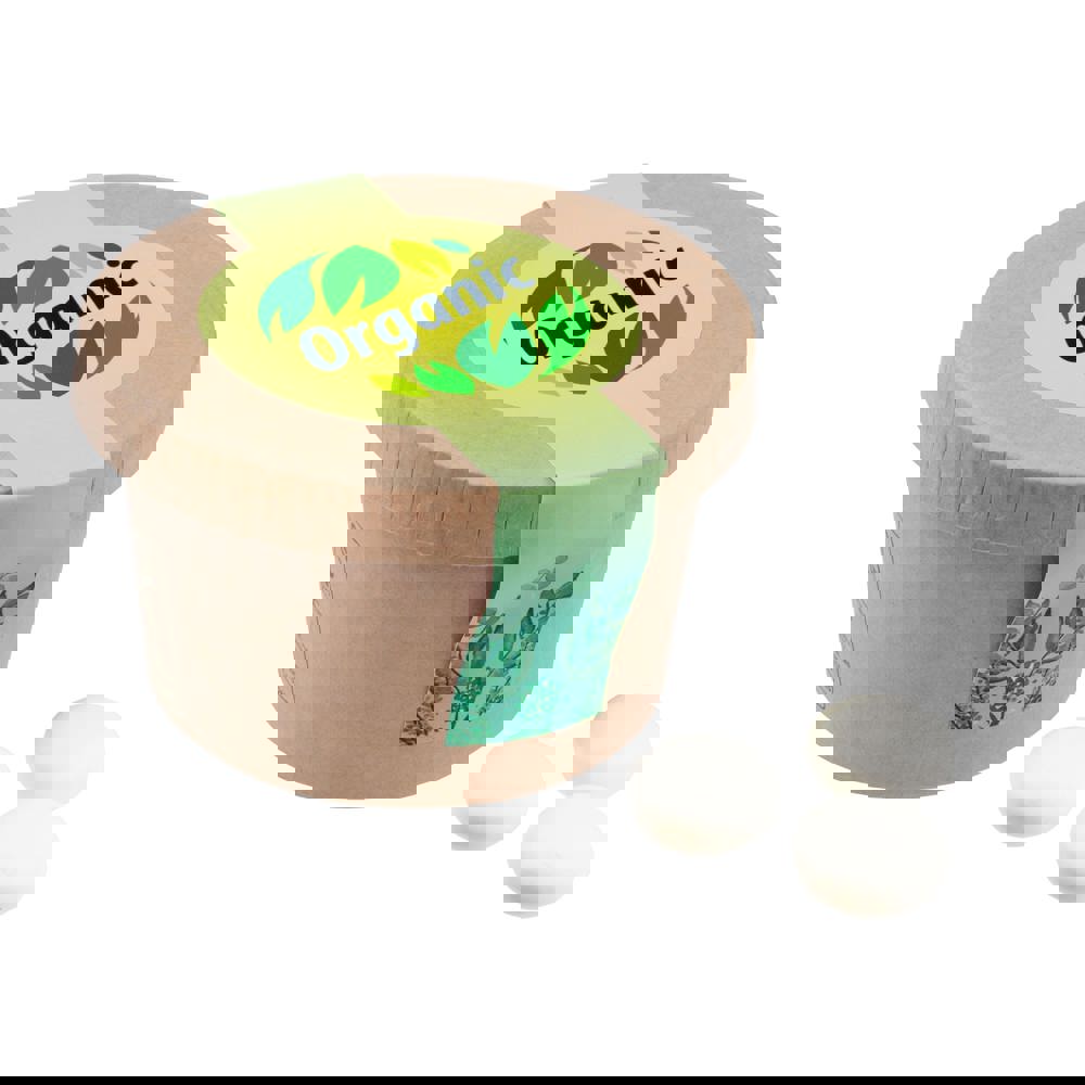 Kartonbecher mit Süßigkeiten