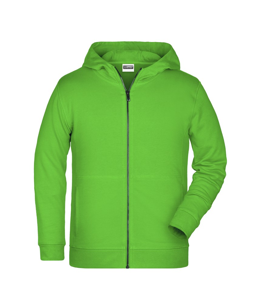 Children's Zip Hoody OCS Blended & RCS - Lime-green (ca. Pantone 360C)