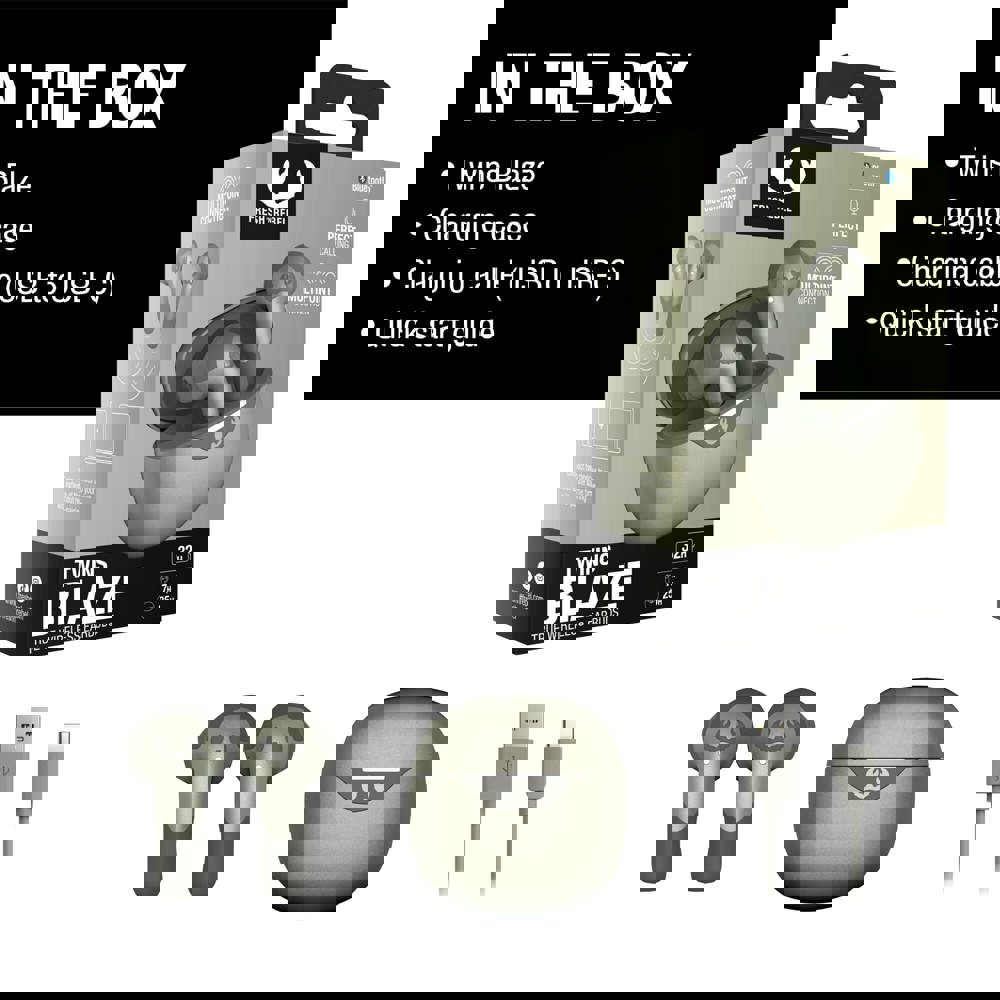 3TW2200 I Fresh 'n Rebel Twins Blaze - True Wireless earbuds with ENC