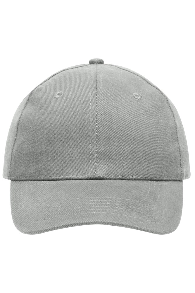 6 Panel Cap Heavy Cotton - Light-grey (ca. Pantone 400C)
