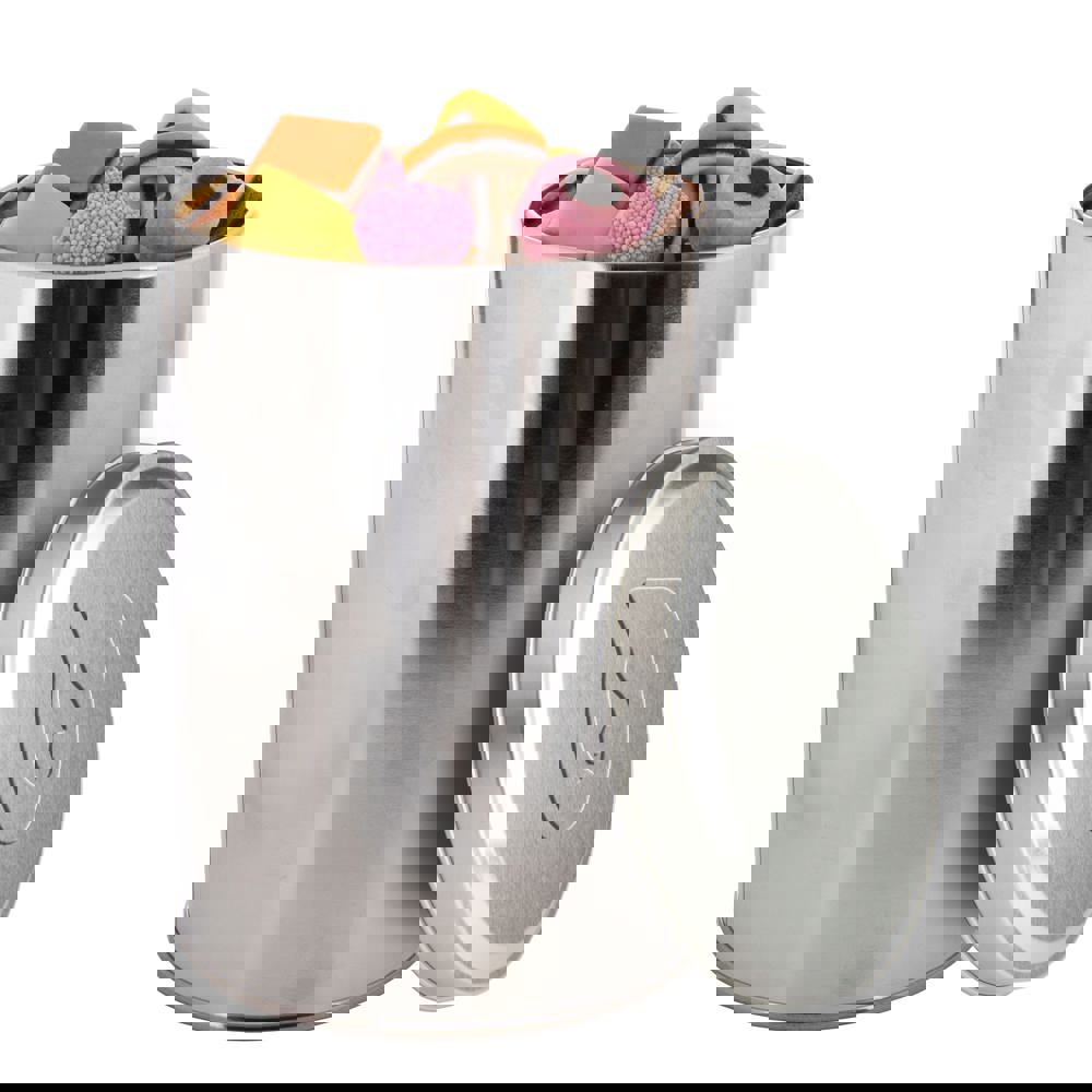 Große Dose geprägt 1,3 L mit Süßigkeiten